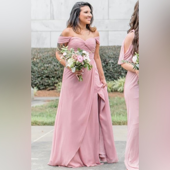 Azazie Dresses & Skirts - Azazi bridesmaid dress dusty rose